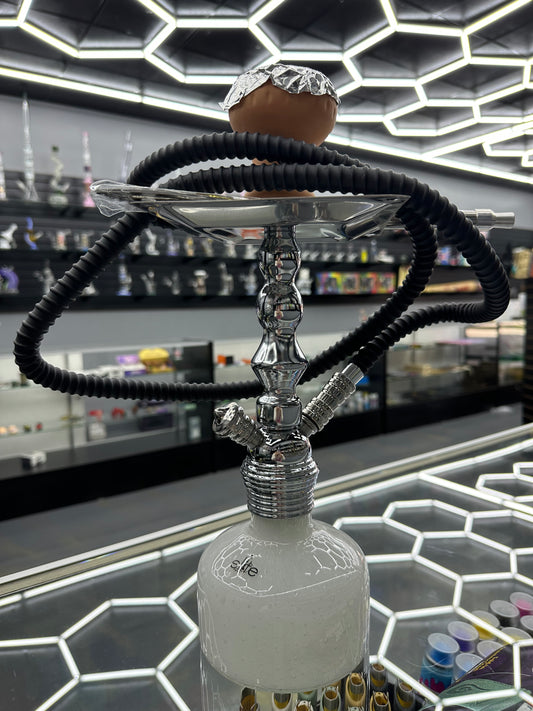 Elite Harmony Hookah White Marble
