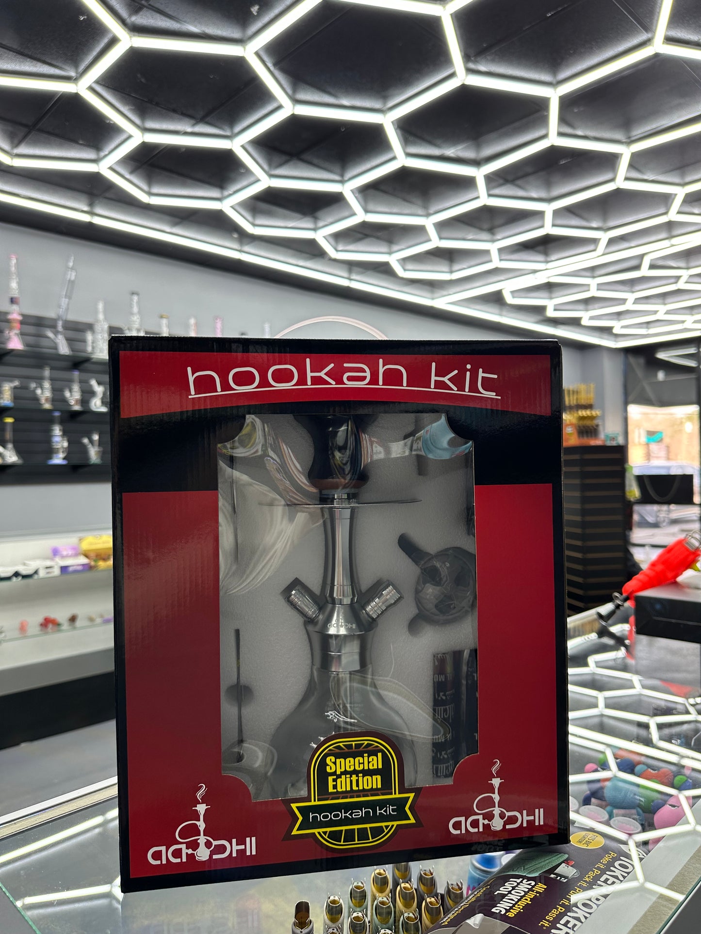 AADHI Special Edition Hookah Kit Silver
